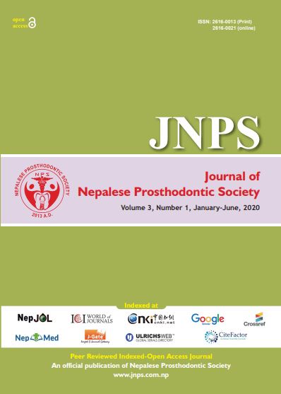 JNPS 2020, Volume 3 Number 1 (Jan - Jun)